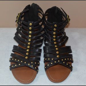 Black Strappy Sandals